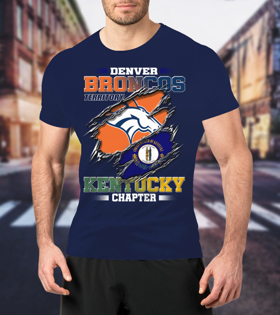 Denver Broncos Territory Kentucky Chapter T-Shirt