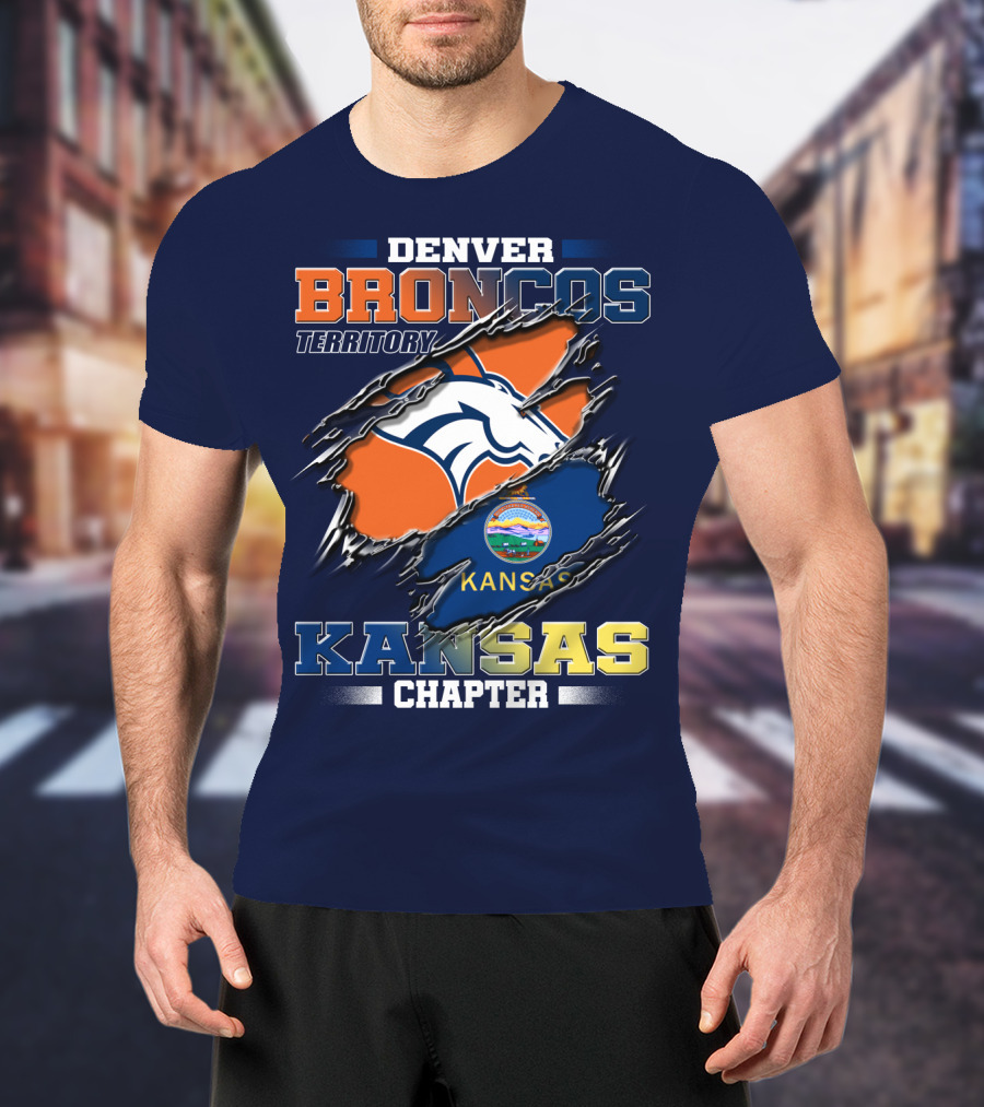 Denver Broncos Territory Kansas Chapter T-Shirt