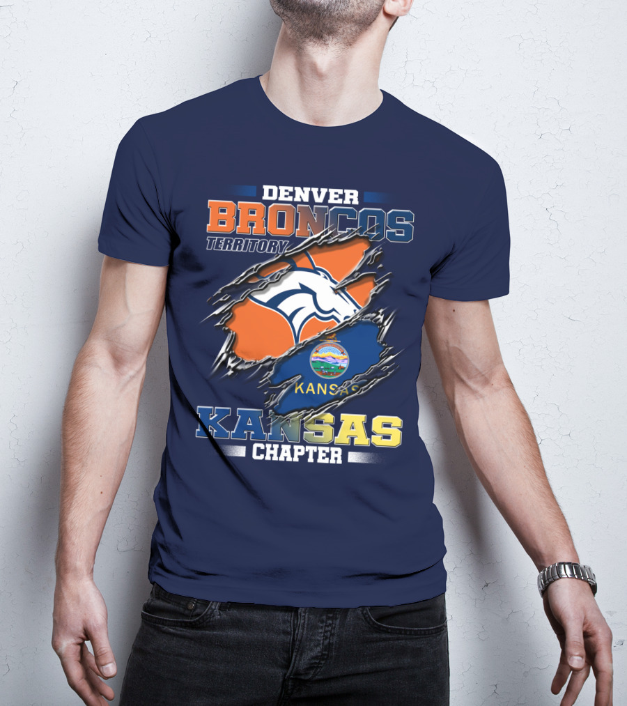Denver Broncos Territory Kansas Chapter T-Shirt