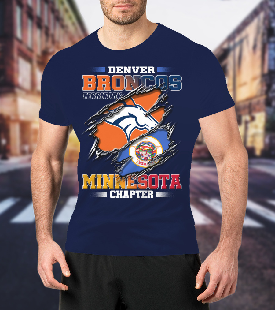 Denver Broncos Territory Minnesota Chapter T-Shirt