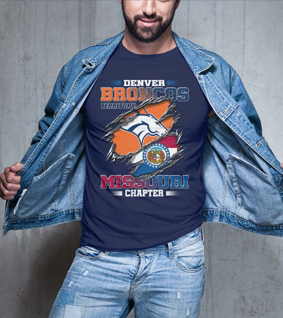 Denver Broncos Territory Missouri Chapter T-Shirt