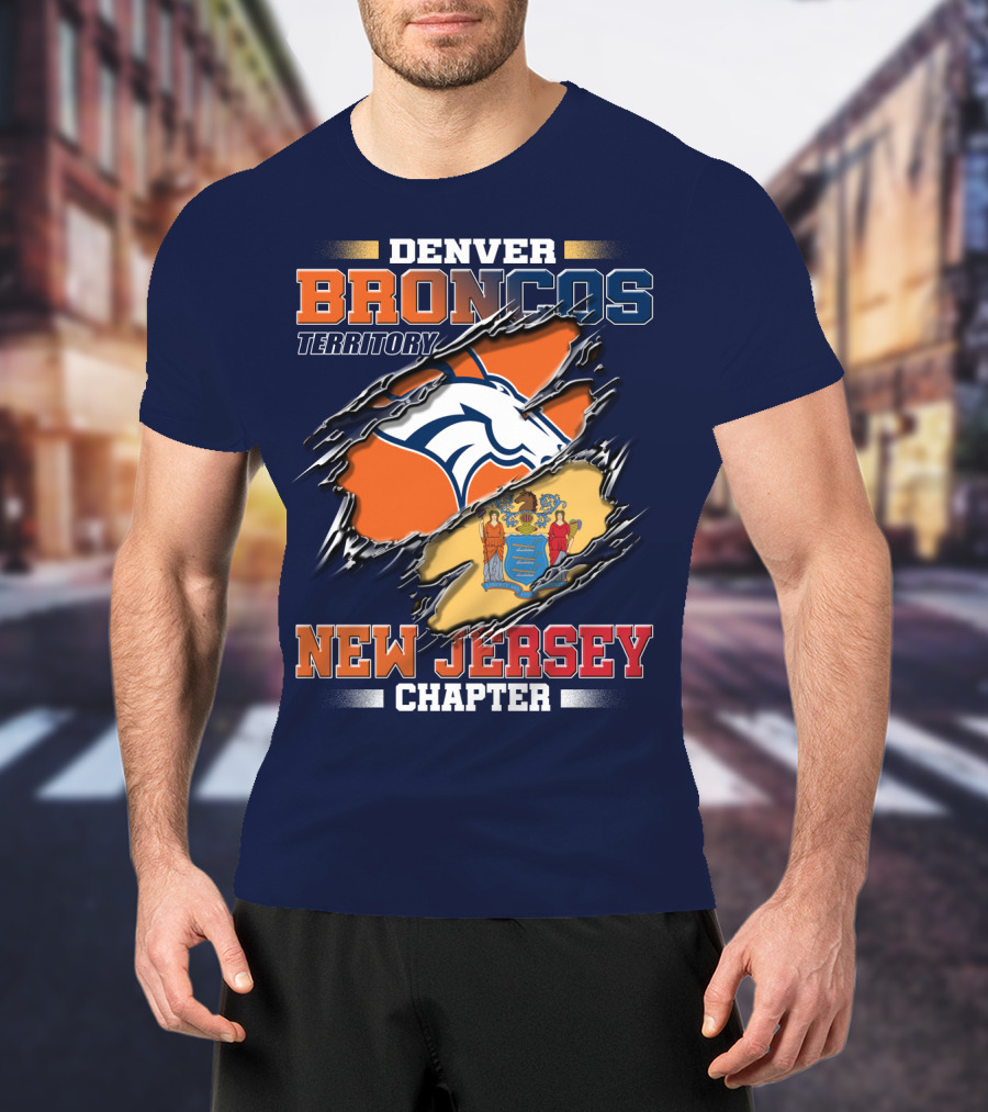 Denver Broncos Territory New Jersey Chapter T-Shirt