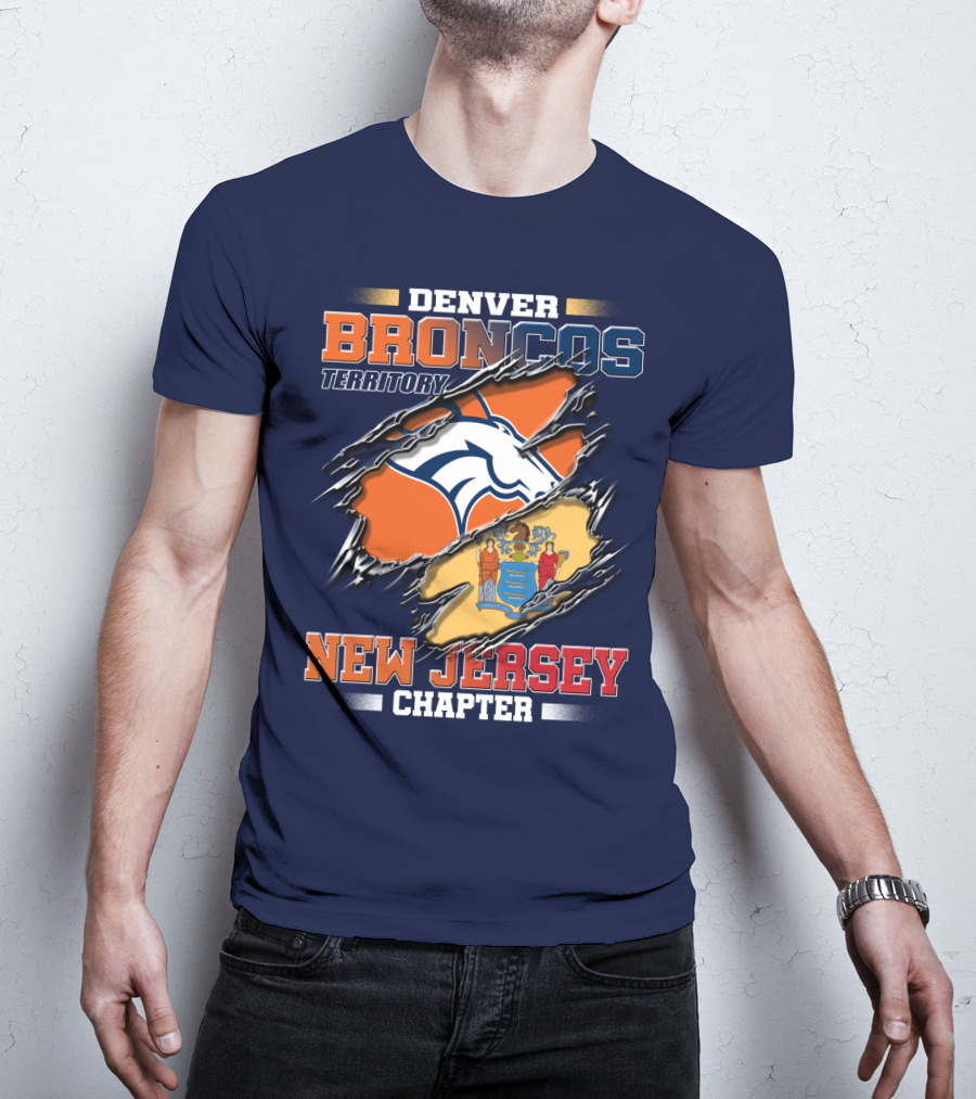 Denver Broncos Territory New Jersey Chapter T-Shirt