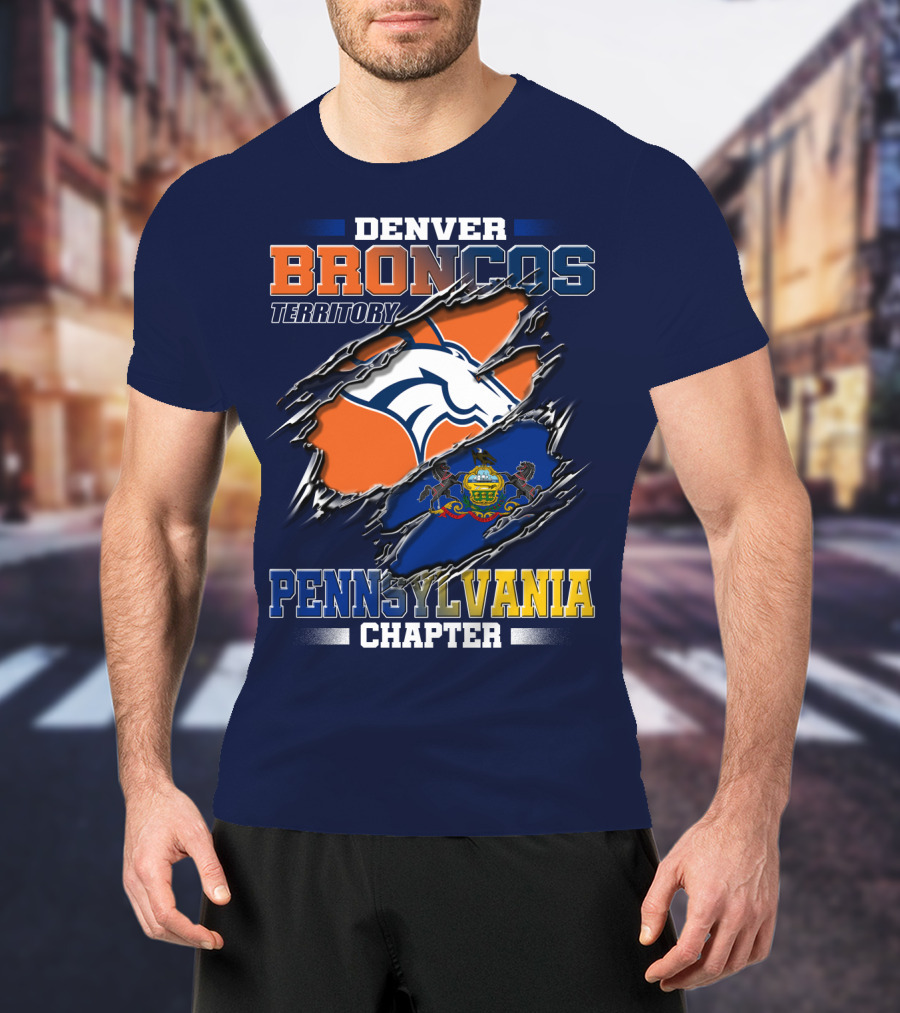 Denver Broncos Territory Pennsylvania Chapter T-Shirt