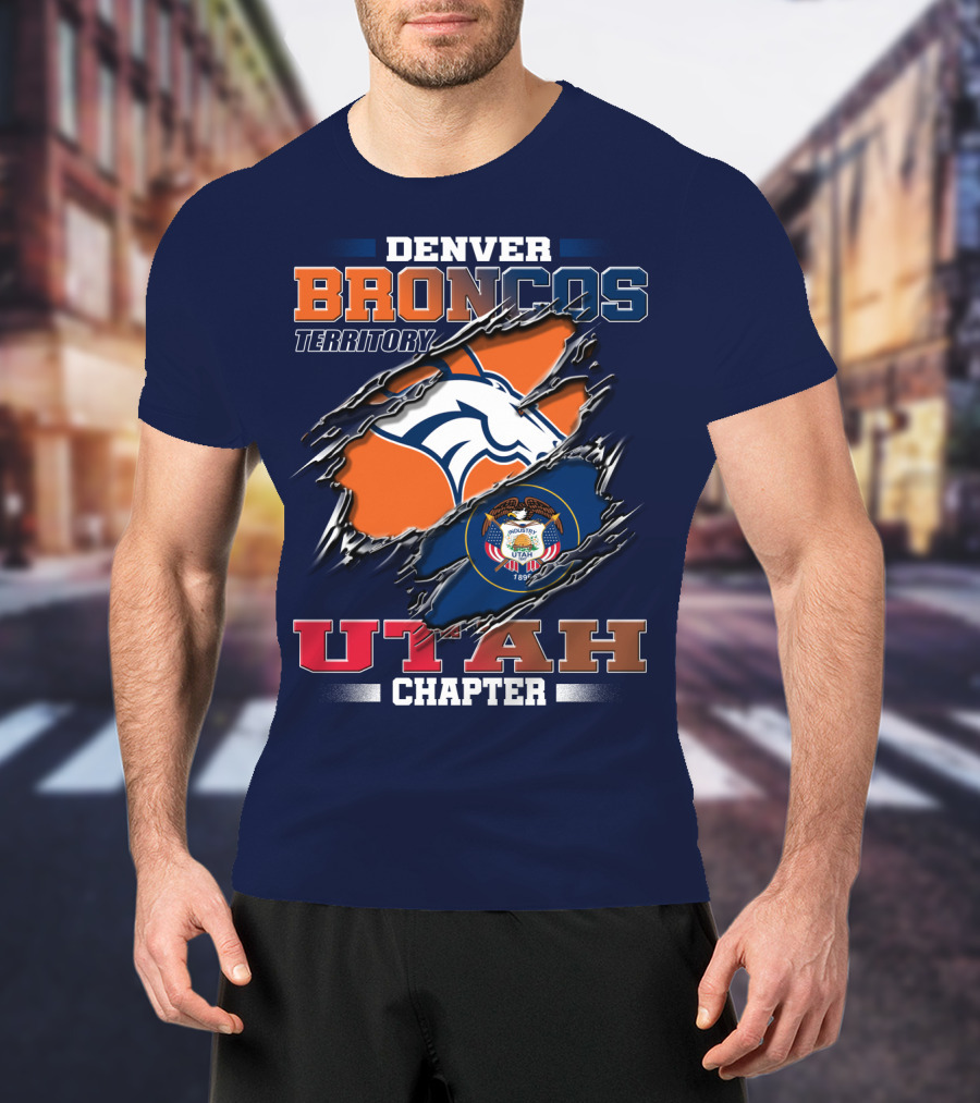 Denver Broncos Territory Utah Chapter T-Shirt