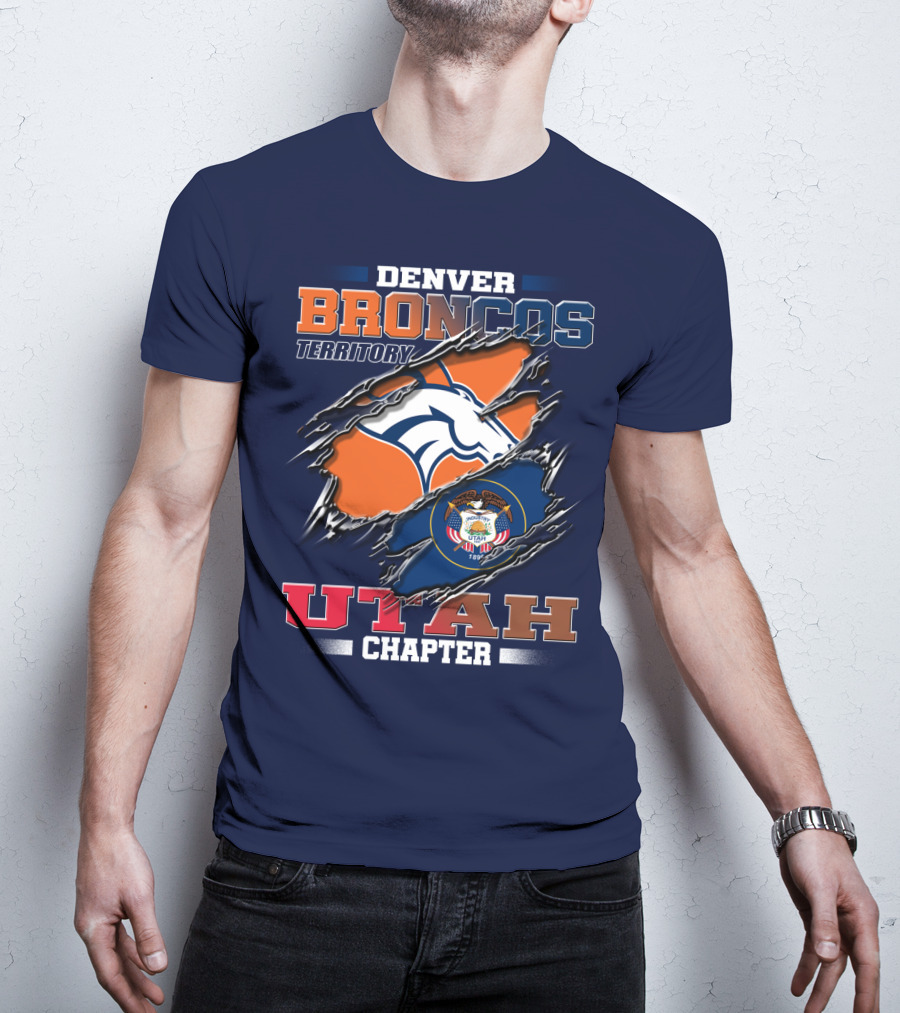 Denver Broncos Territory Utah Chapter T-Shirt