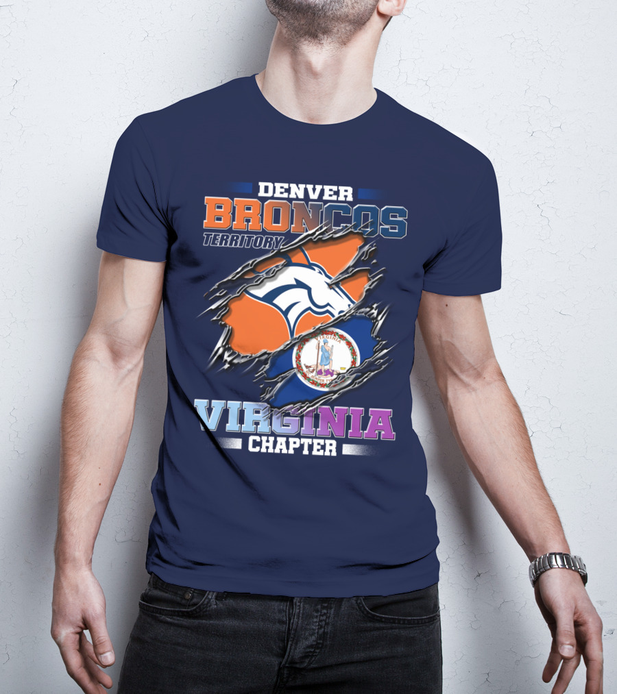 Denver Broncos Territory Virginia Chapter T-Shirt