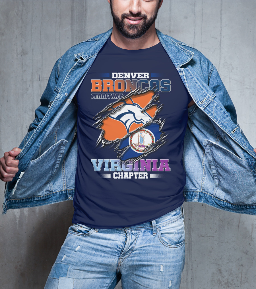 Denver Broncos Territory Virginia Chapter T-Shirt