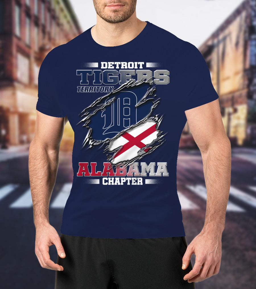 Detroit Tigers Territory Alabama Chapter T-Shirt