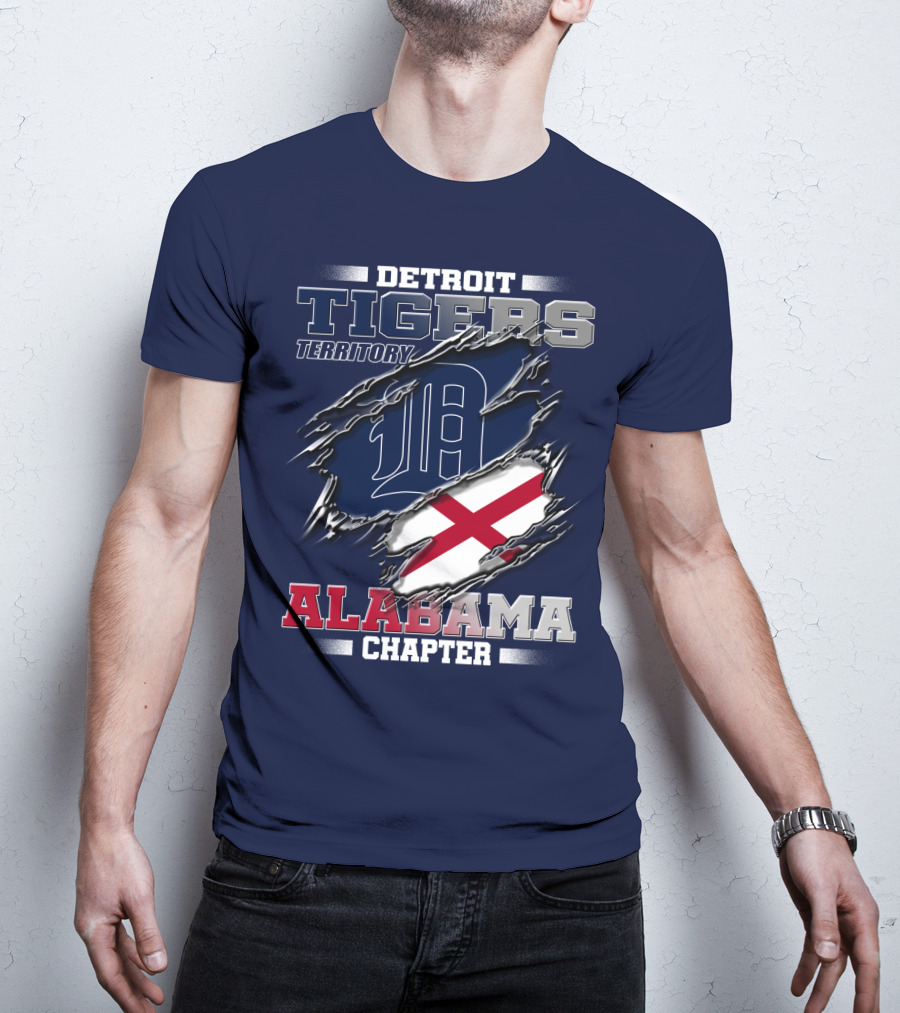 Detroit Tigers Territory Alabama Chapter T-Shirt