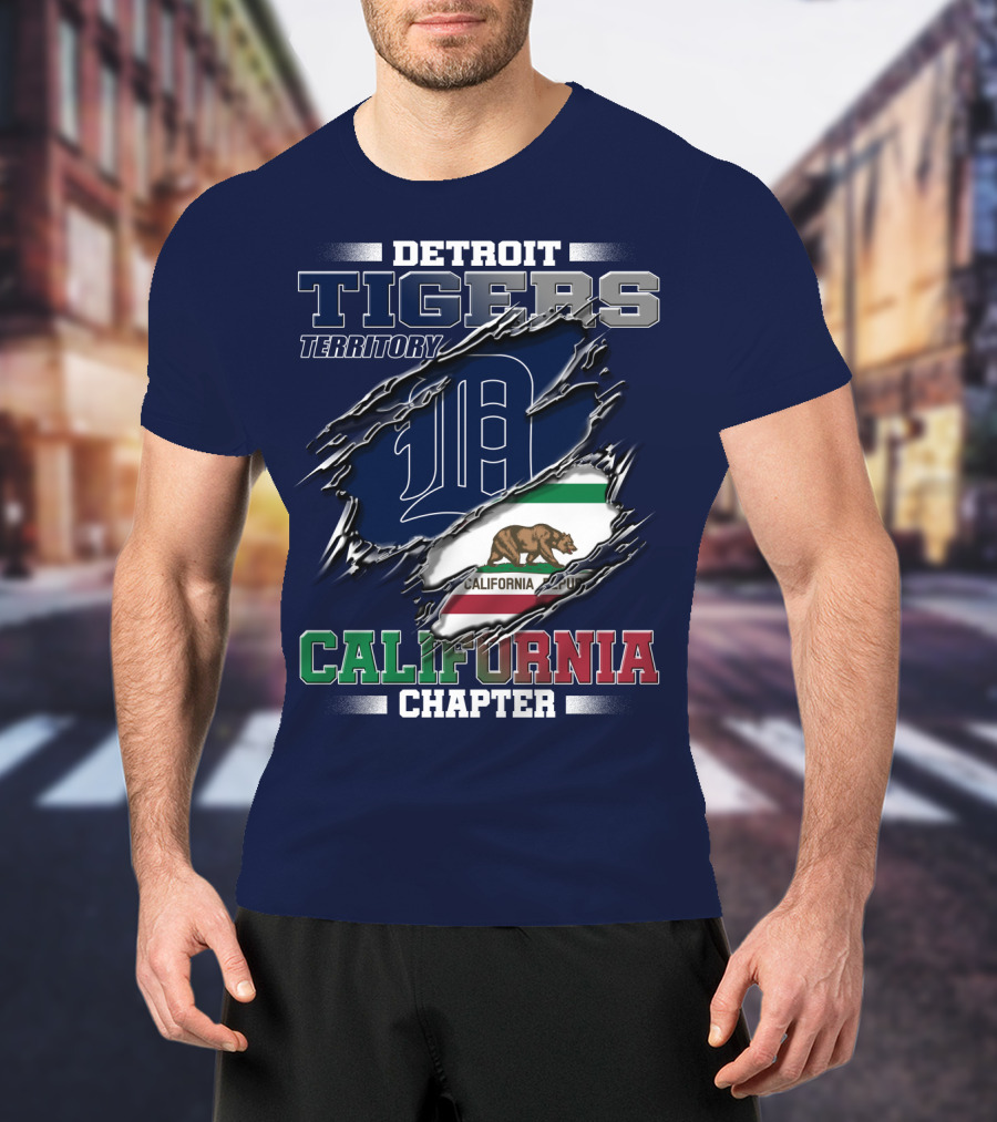 Detroit Tigers Territory California Chapter T-Shirt