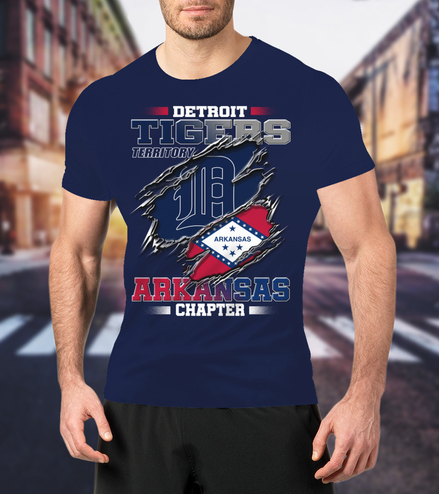Detroit Tigers Territory Arkansas Chapter T-Shirt