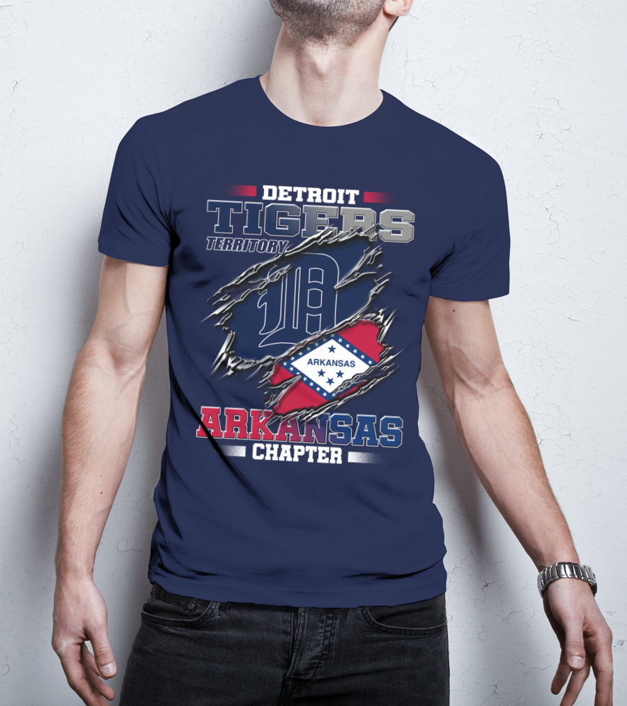 Detroit Tigers Territory Arkansas Chapter T-Shirt