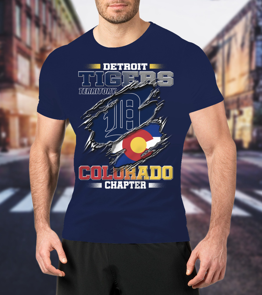 Detroit Tigers Territory Colorado Chapter T-Shirt