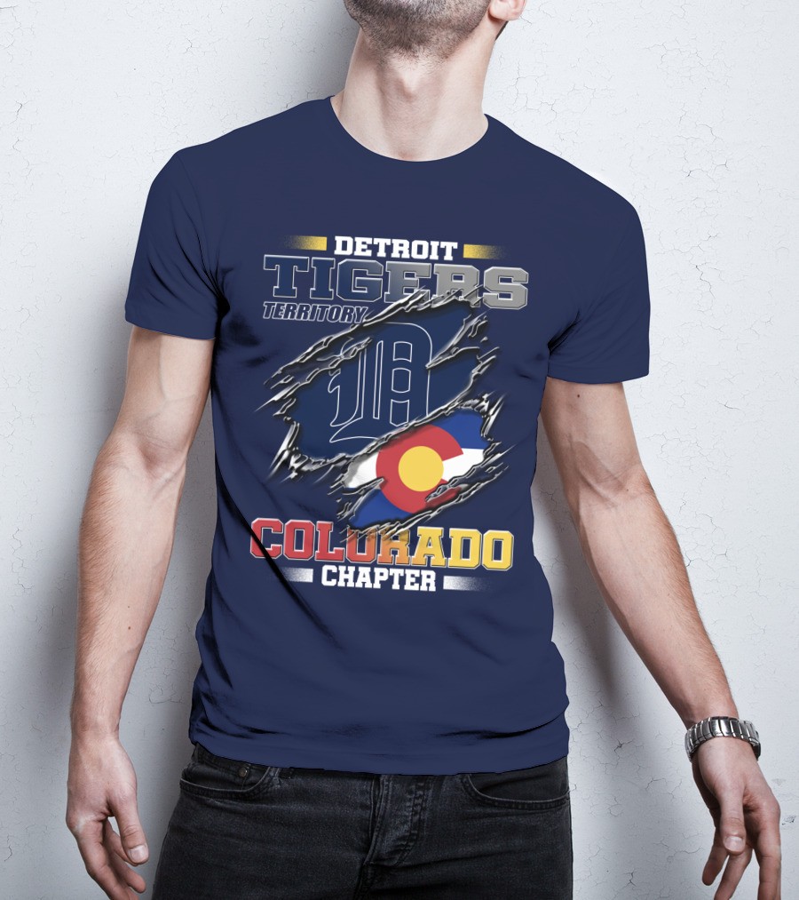 Detroit Tigers Territory Colorado Chapter T-Shirt