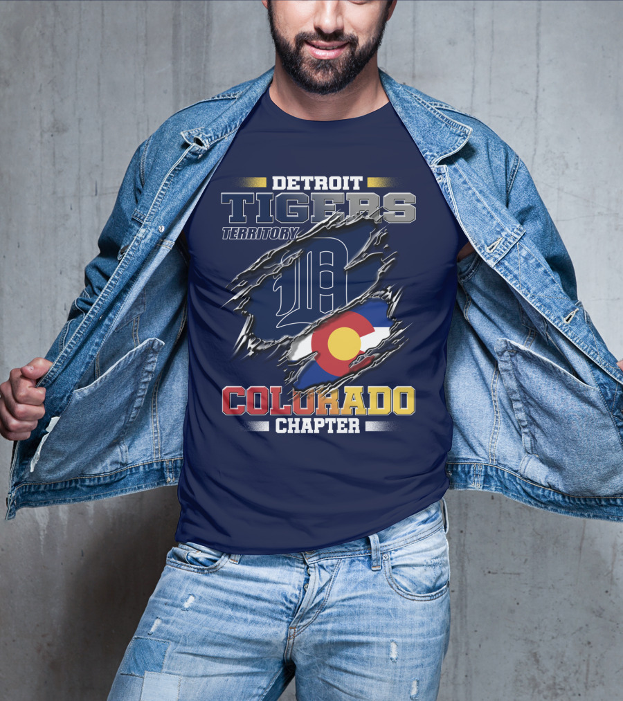 Detroit Tigers Territory Colorado Chapter T-Shirt