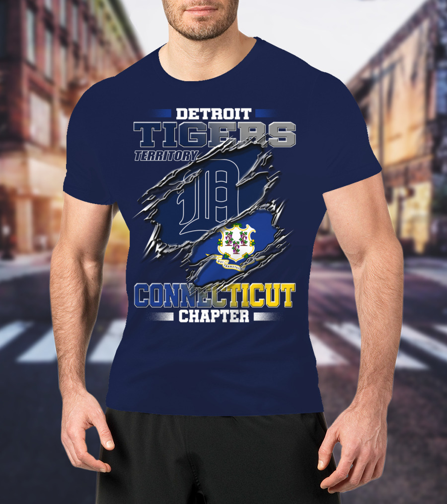 Detroit Tigers Territory Connecticut Chapter T-Shirt
