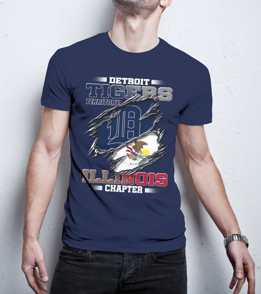 Detroit Tigers Territory Illinois Chapter T-Shirt