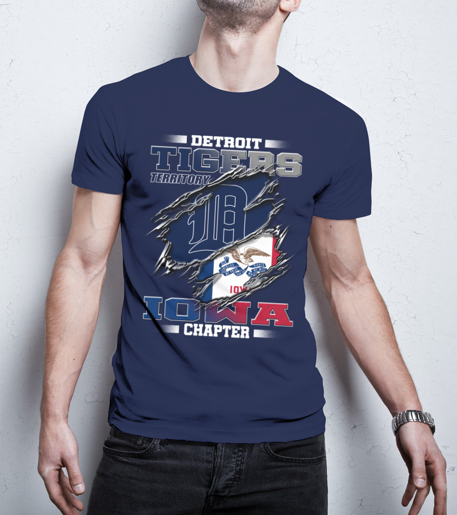Detroit Tigers Territory Iowa Chapter T-Shirt