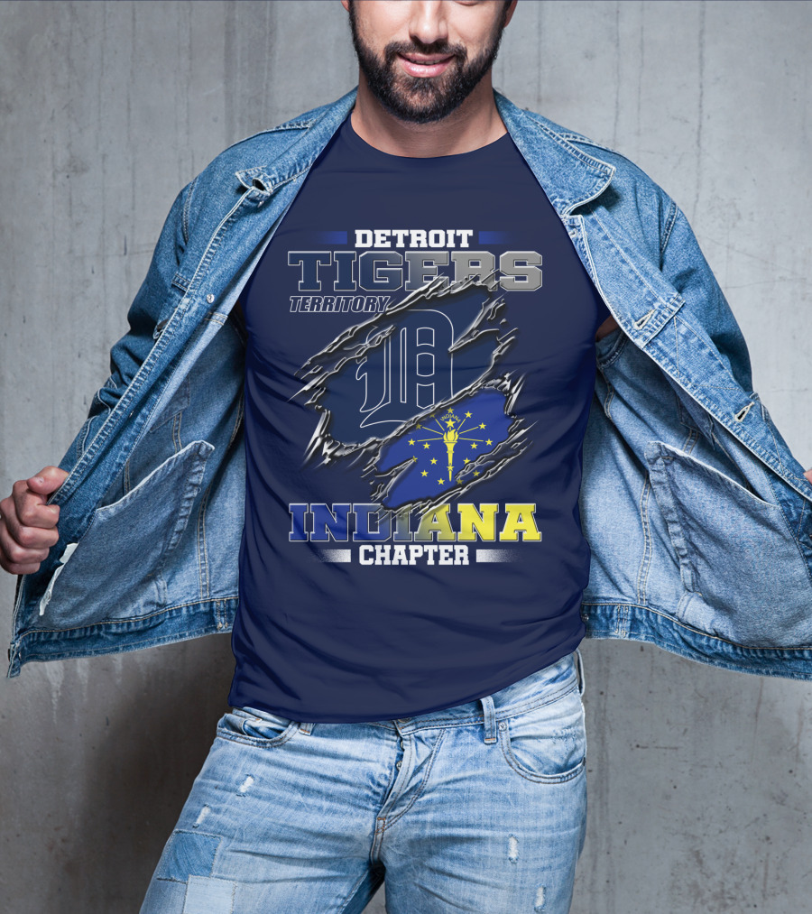 Detroit Tigers Territory Indiana Chapter T-Shirt