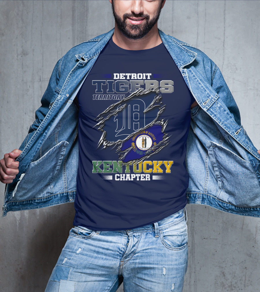 Detroit Tigers Territory Kentucky Chapter T-Shirt