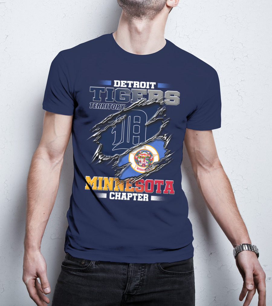 Detroit Tigers Territory Minnesota Chapter T-Shirt