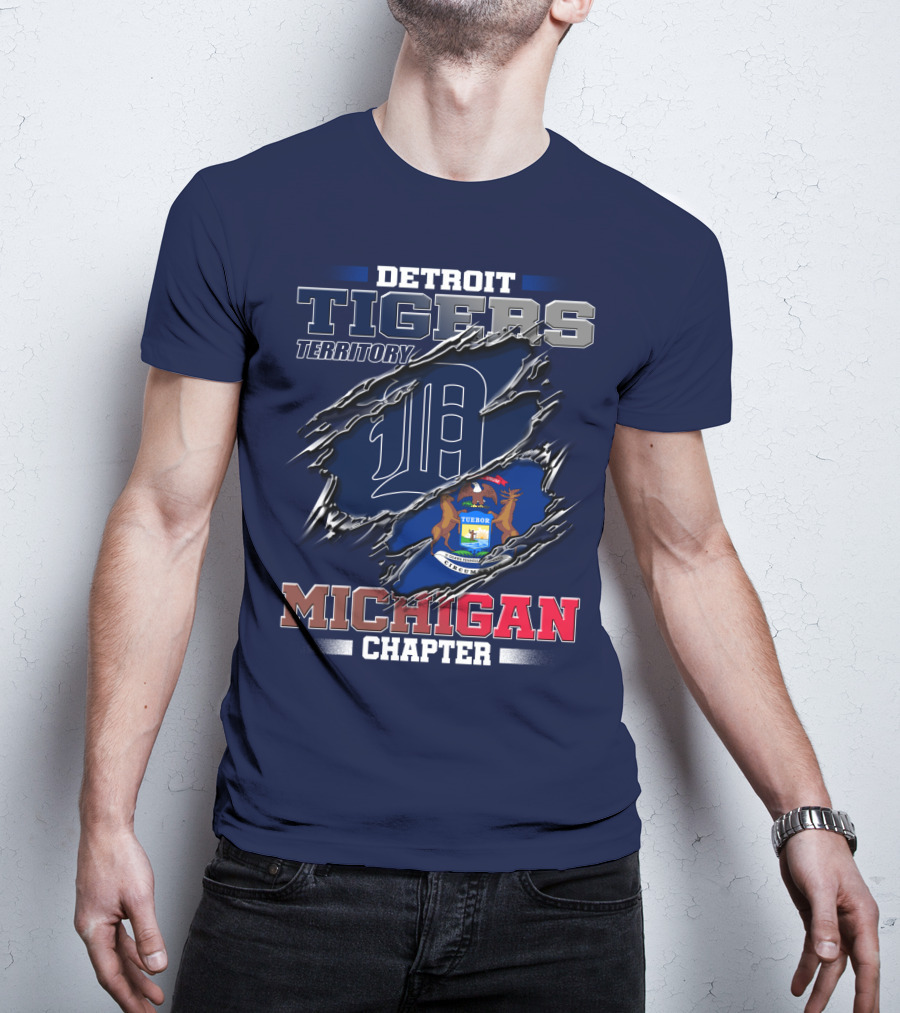 Detroit Tigers Territory Michigan Chapter T-Shirt