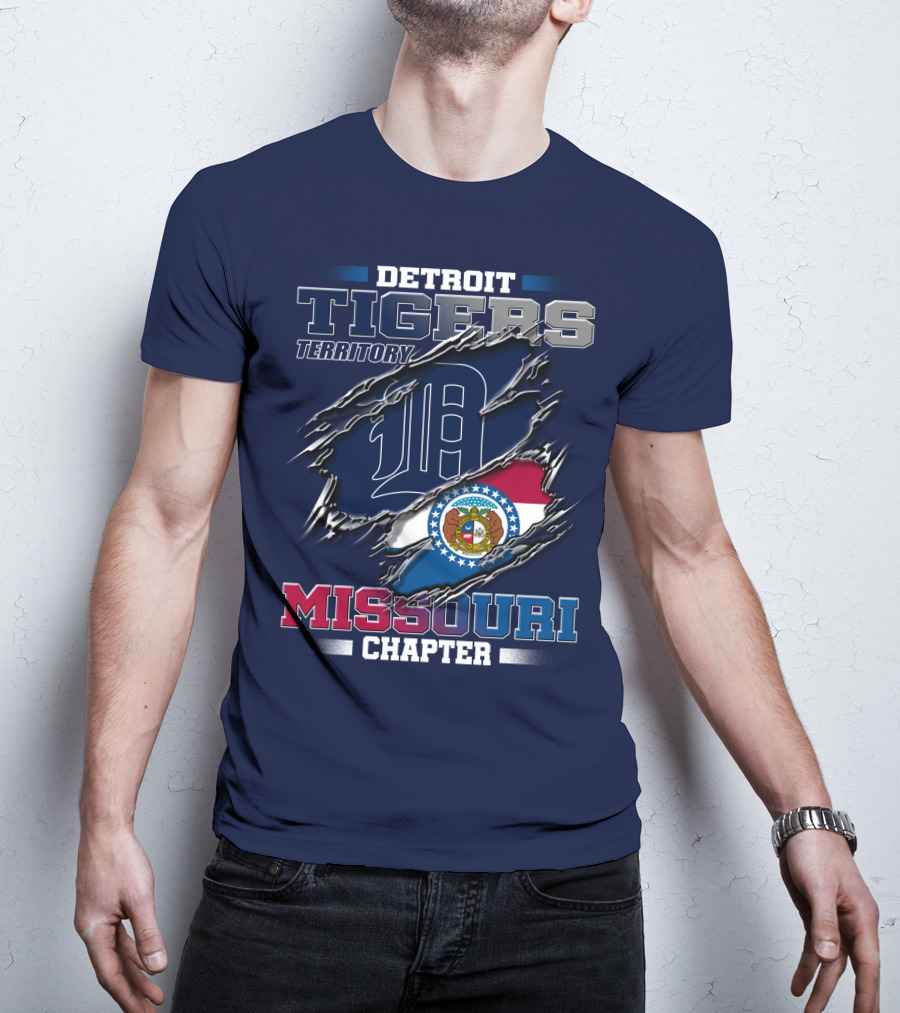 Detroit Tigers Territory Missouri Chapter T-Shirt
