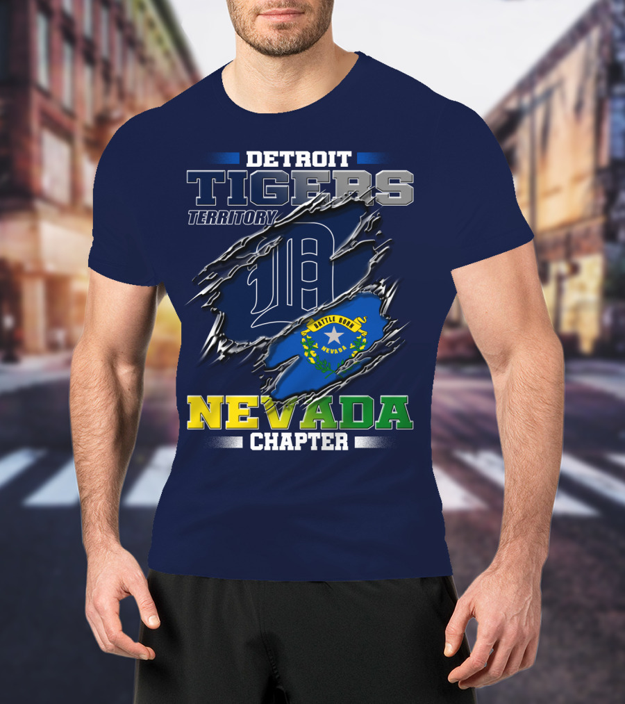 Detroit Tigers Territory Nevada Chapter T-Shirt