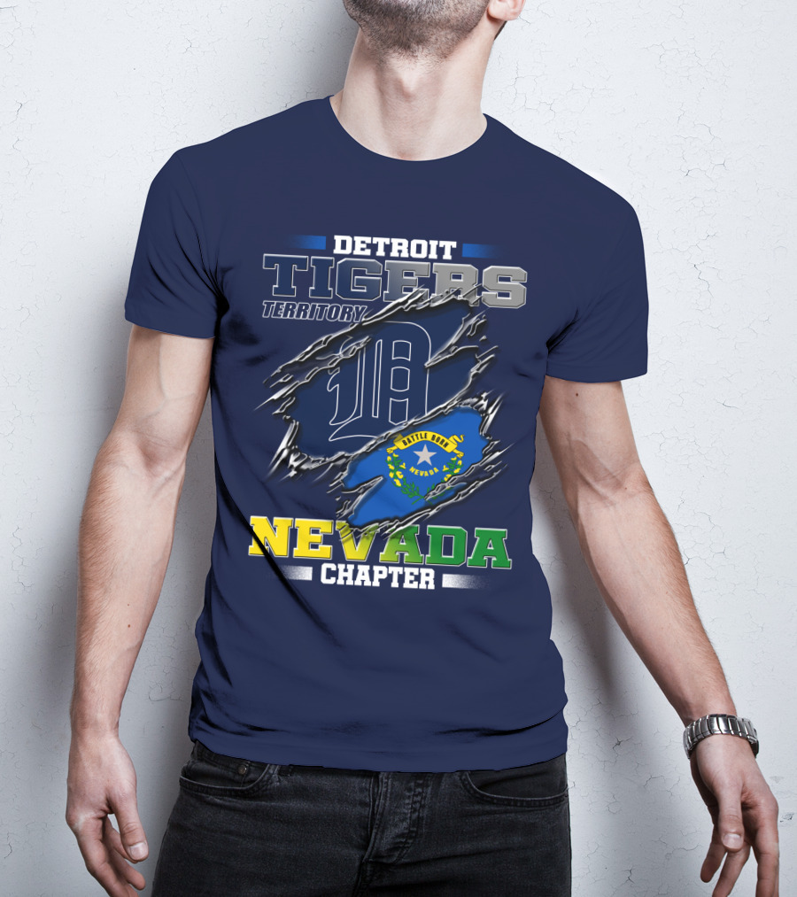 Detroit Tigers Territory Nevada Chapter T-Shirt