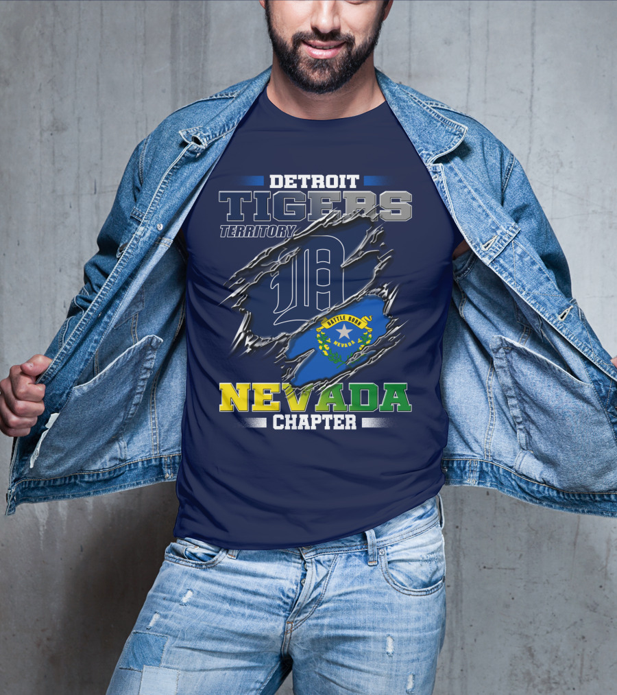 Detroit Tigers Territory Nevada Chapter T-Shirt