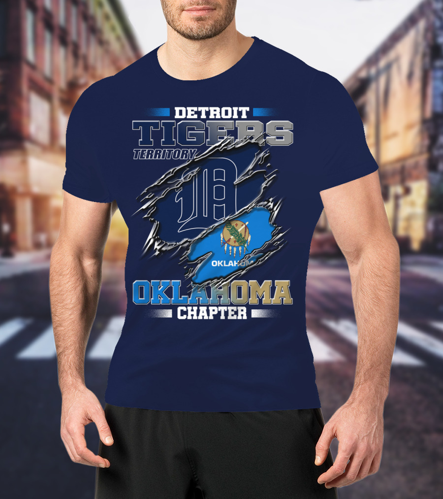 Detroit Tigers Territory Oklahoma Chapter T-Shirt