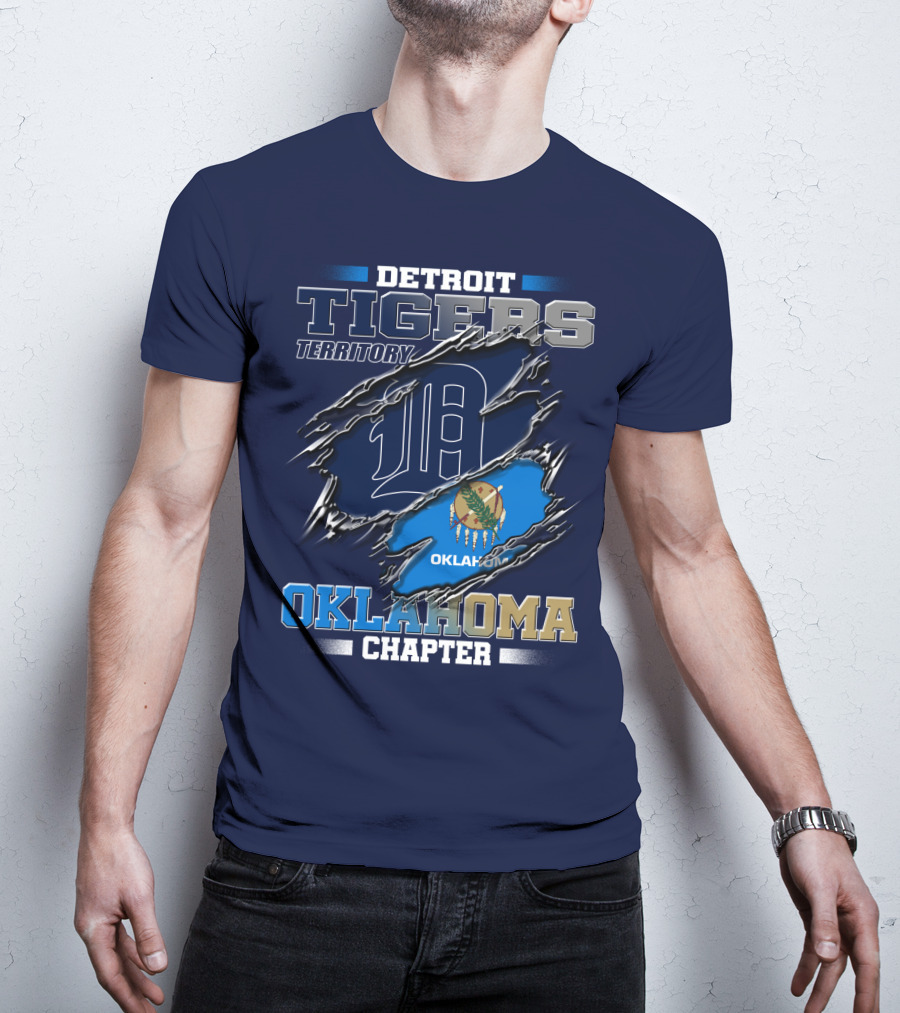 Detroit Tigers Territory Oklahoma Chapter T-Shirt