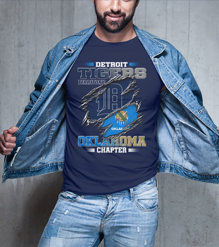 Detroit Tigers Territory Oklahoma Chapter T-Shirt
