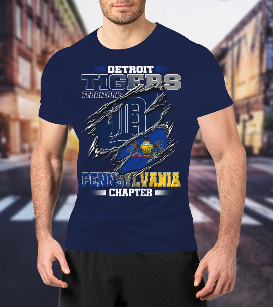Detroit Tigers Territory Pennsylvania Chapter T-Shirt