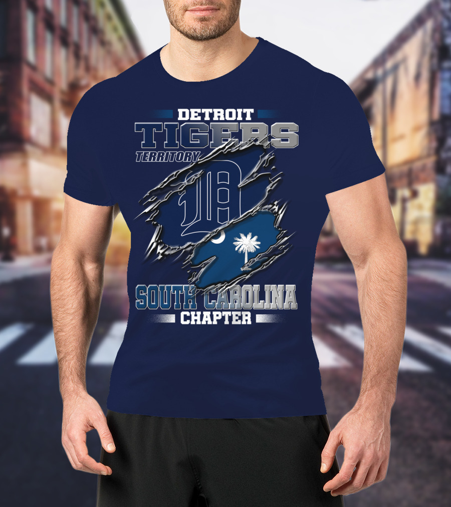 Detroit Tigers Territory South Carolina Chapter T-Shirt