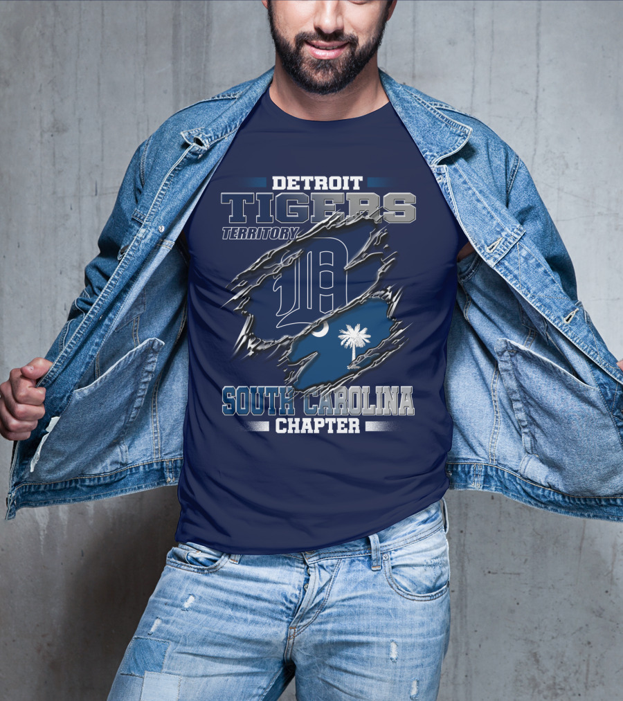 Detroit Tigers Territory South Carolina Chapter T-Shirt