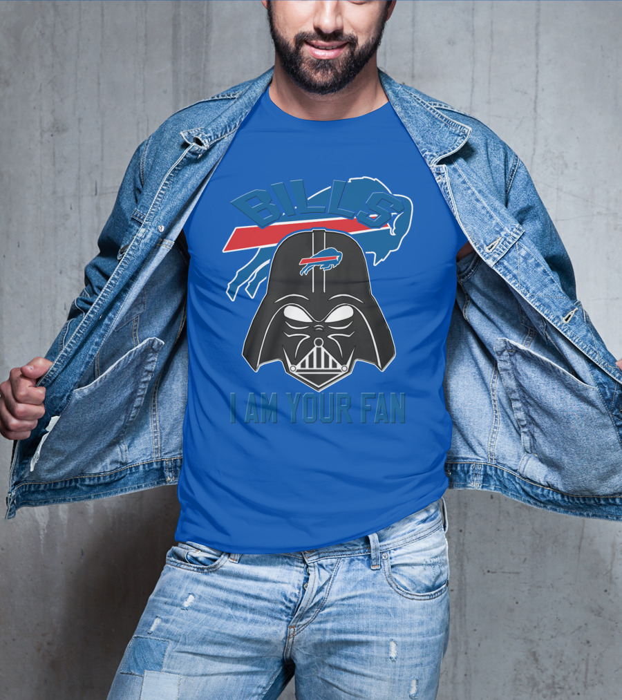 Buffalo Bills I Am Your Fan Darth Vader Helmet Nfl Crossover T-Shirt