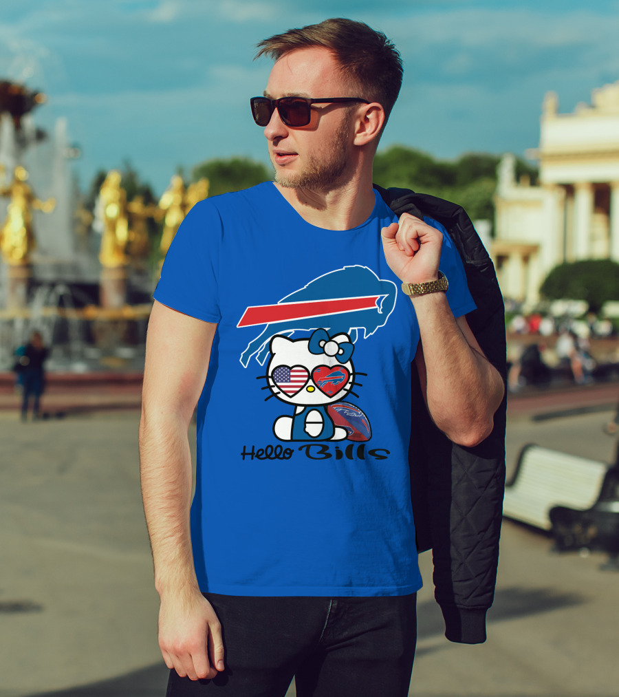 Hello Bills Buffalo Bills Football Hello Kitty T-Shirt