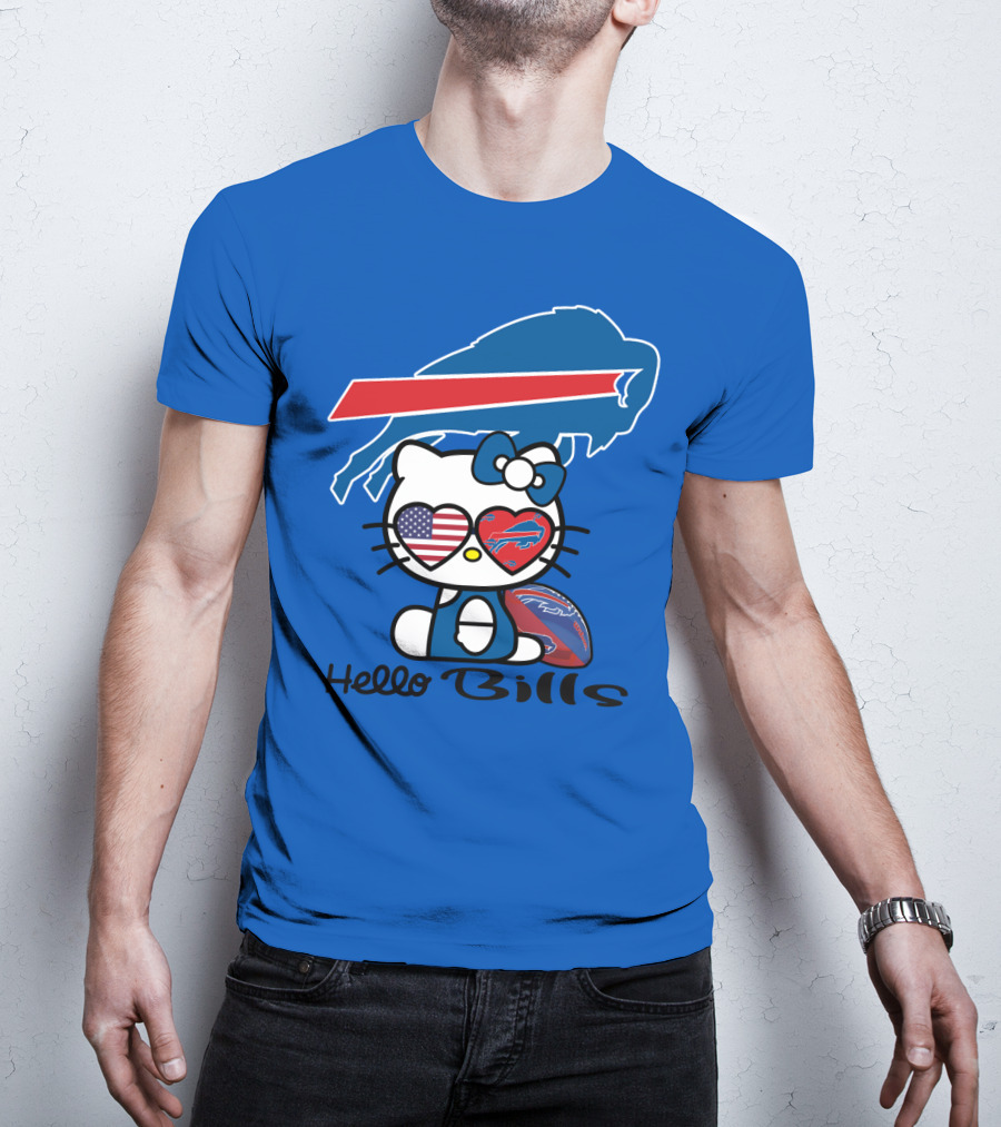 Hello Bills Buffalo Bills Football Hello Kitty T-Shirt