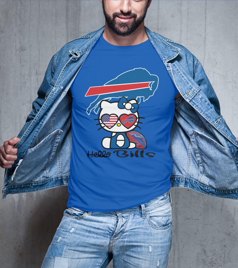Hello Bills Buffalo Bills Football Hello Kitty T-Shirt