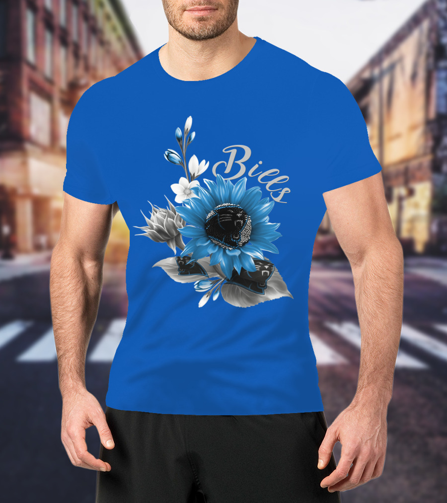 Carolina Panthers Bills Floral T-Shirt