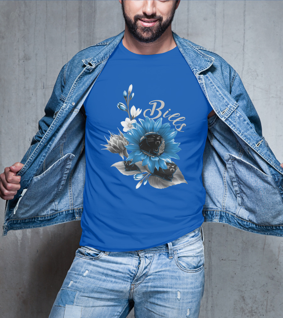 Carolina Panthers Bills Floral T-Shirt