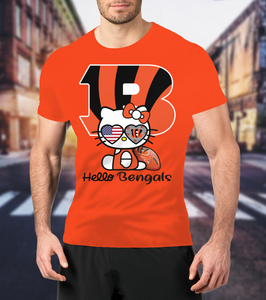 Hello Bengals Cincinnati Nfl Team T-Shirt