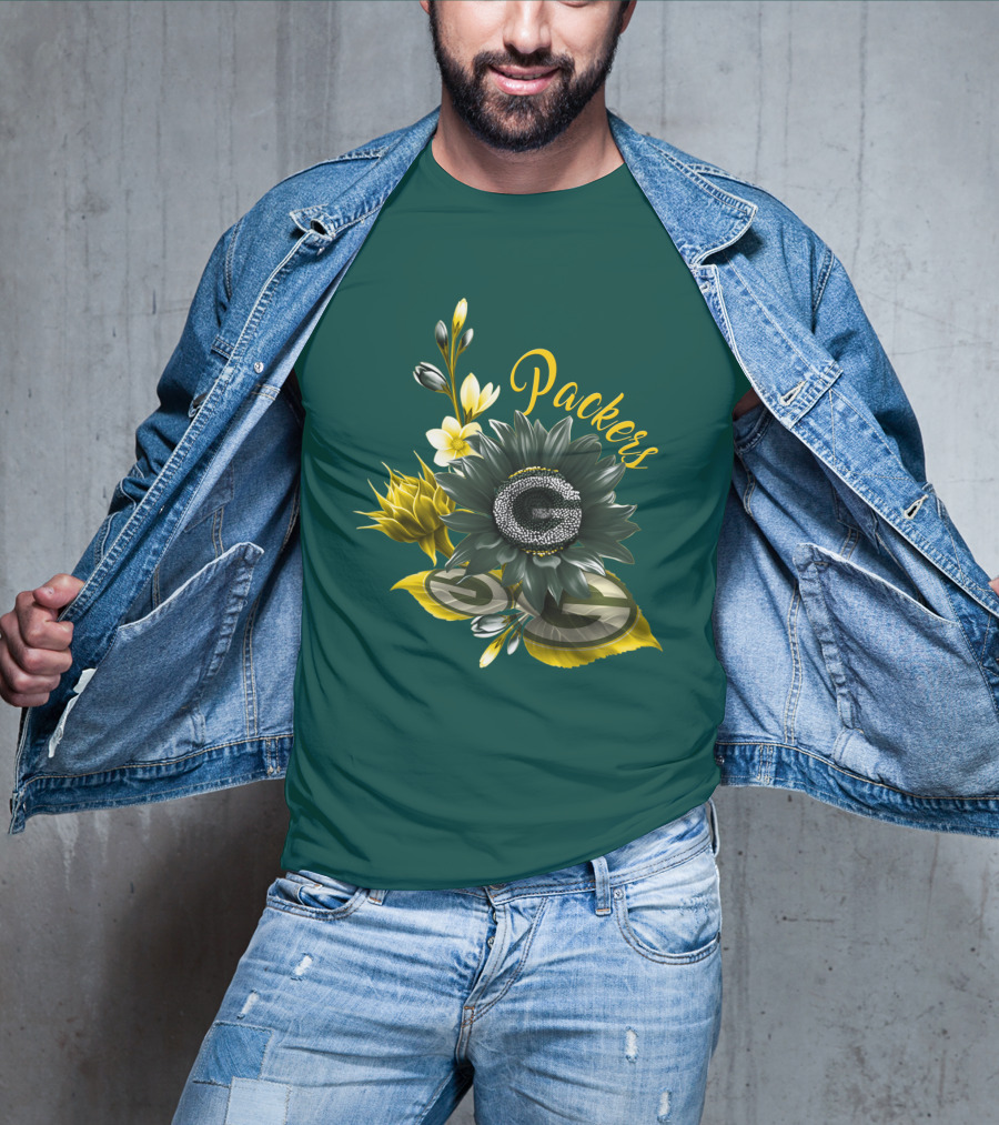 Packers G Floral Green Bay Packers T-Shirt