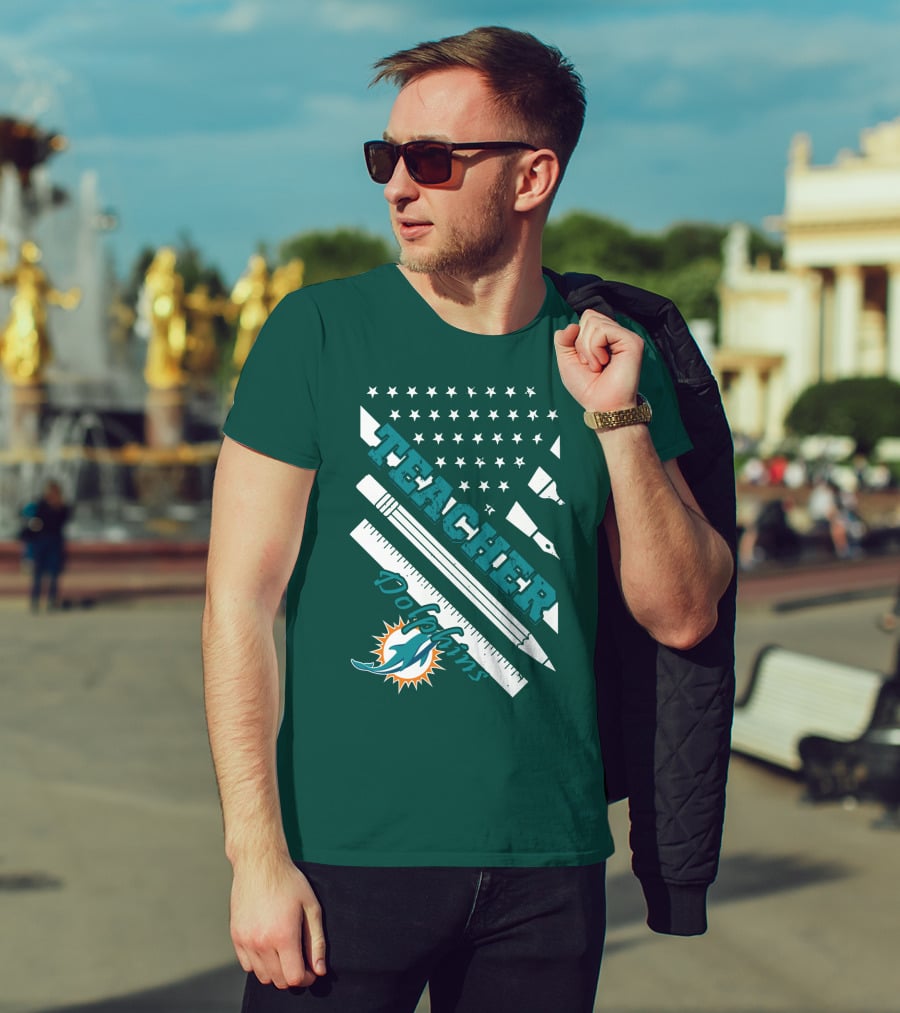 Teacher Miami Dolphins T-Shirt