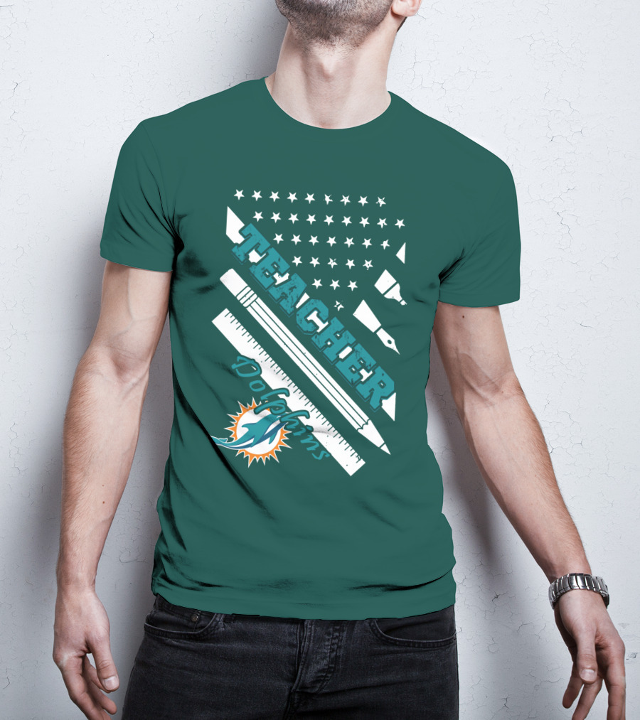 Teacher Miami Dolphins T-Shirt