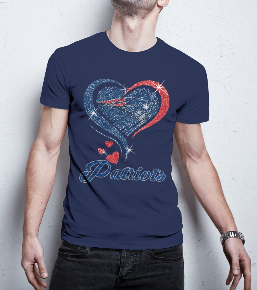 Patriots Heart Glitter T-Shirt