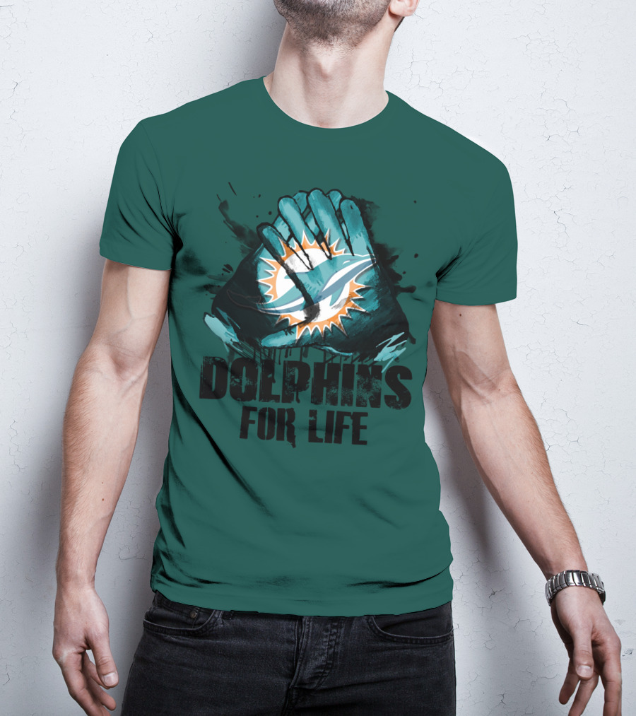 Dolphins For Life Miami Dolphins T-Shirt
