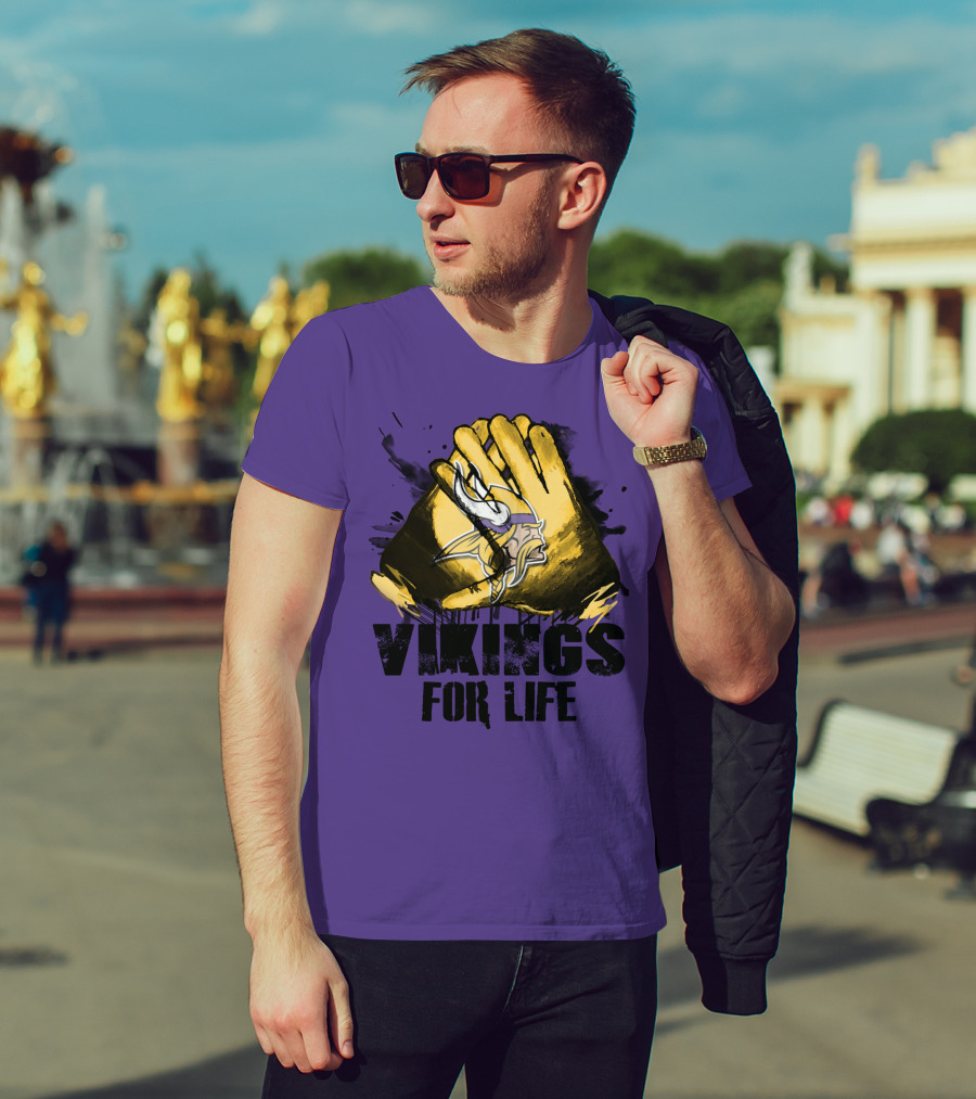 Vikings For Life Minnesota Vikings T-Shirt